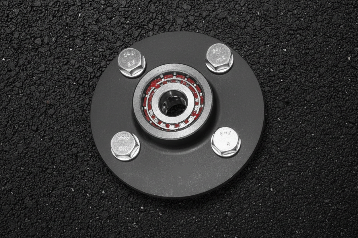 U/Braked Hub – 900kg, 40mm Round Beam Axle – Complete