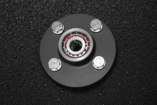 U/Braked Hub – 900kg, 40mm Round Beam Axle – Complete