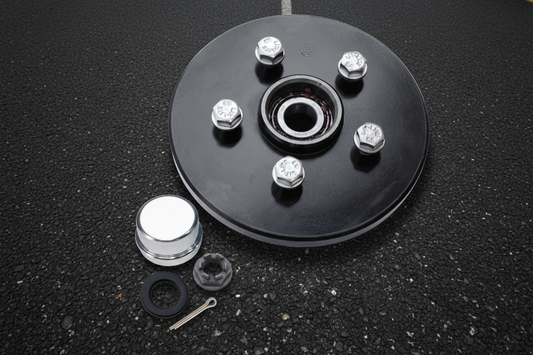 U/Braked Hub – 1600kg, 45mm Square Beam Axle – Complete