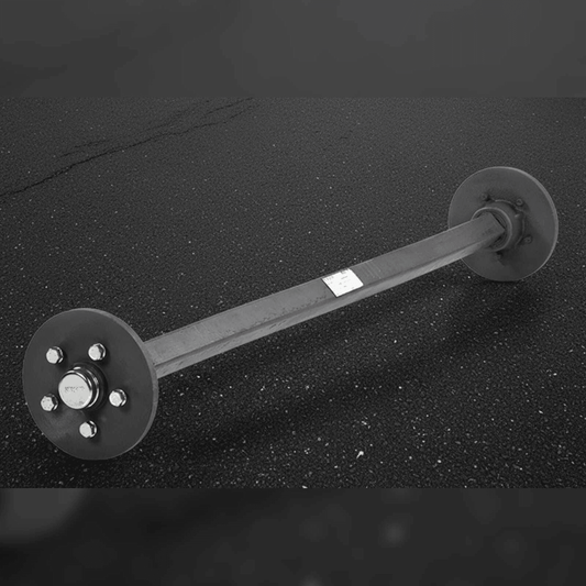 Burquip 1600kg 45mm SQ U/Braked Full Beam Axle, 1700mm PCD 5/114.3